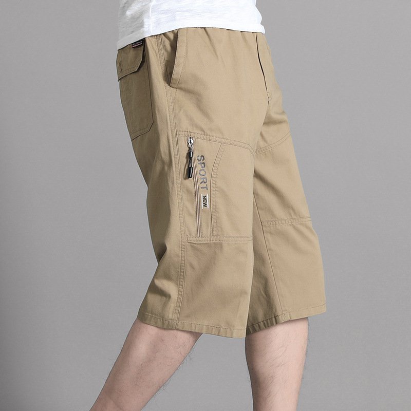 中年男性向けのコットンショートパンツ