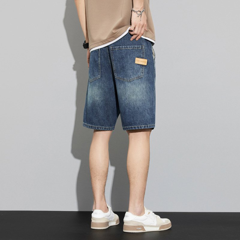 夏用の新作ミドルエイジ向けメンズデニムパンツ