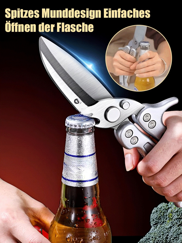 Ganzstahl-Wal-Hai-Mehrzweckschere