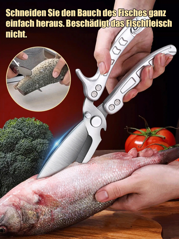 Ganzstahl-Wal-Hai-Mehrzweckschere