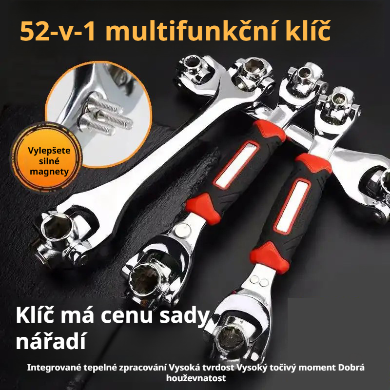 Univerzální multifunkční magnetický nástrčný klíč pro údržbu