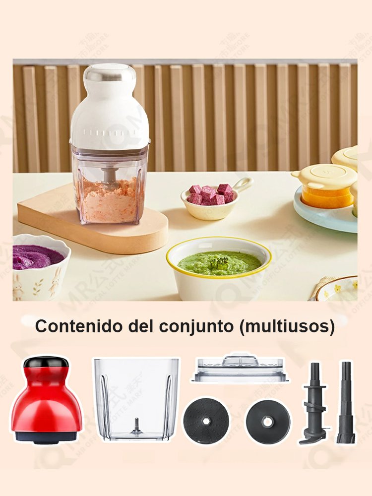 Procesador de alimentos eléctrico multifuncional