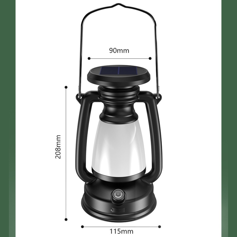 ソーラーキャンプランプポータブルキャンプランプ充電式雰囲気ランプ照明屋外テントランプレトロ灯油ランプ馬ランタン