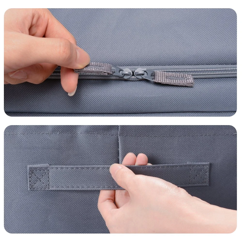 면 및 캔버스 소재 수납 박스 투명 접이식 수납함 대형 옷 정리함