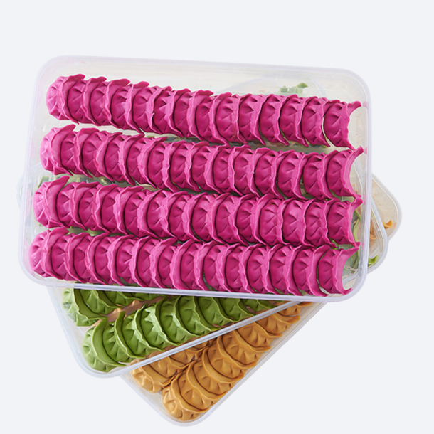 餃子用蓋付き保存用収納ボックス