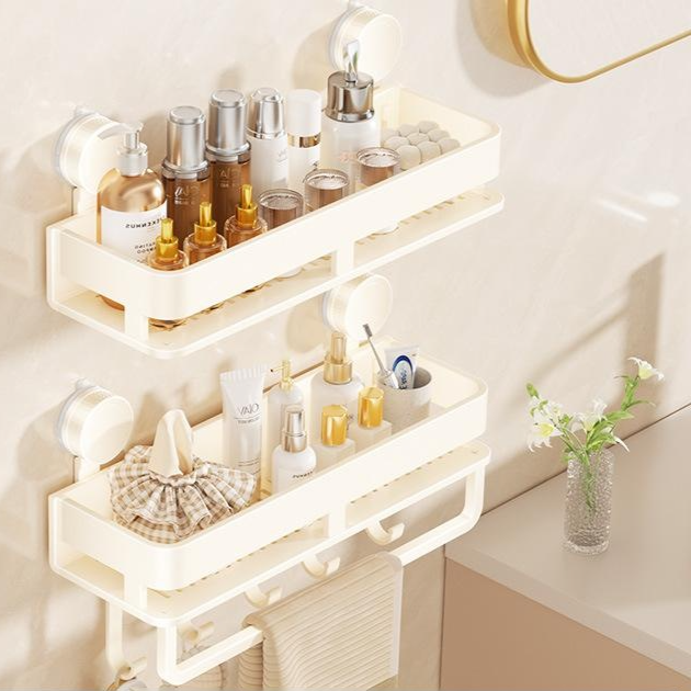 빨판 욕실 선반 펀치리스 화장실 세면대 벽걸이 화장실 벽걸이 화장실 수납 선반