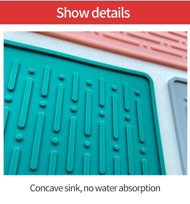 Snadné čištění silikonové kuchyňské podložky