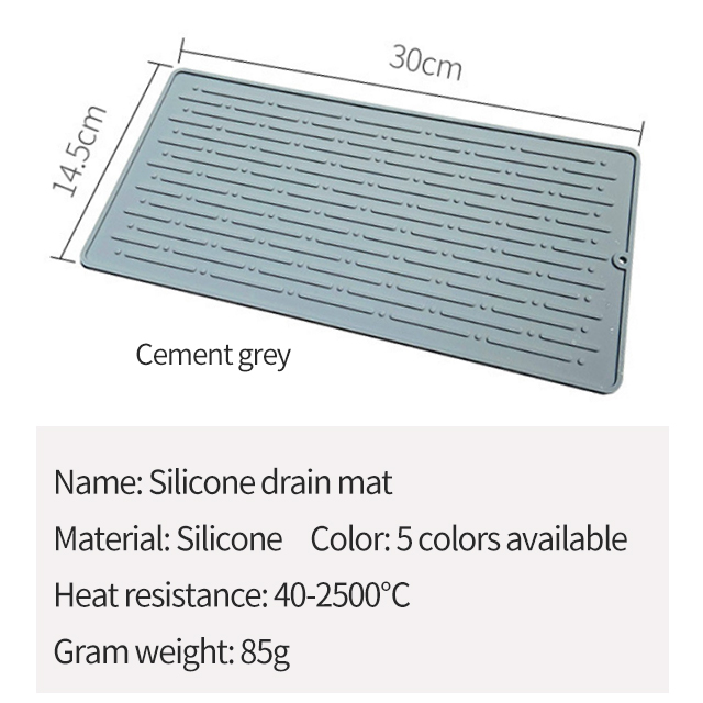 Kitchen Water Drain Non-Slip Anti-Scalding Silicone Mat