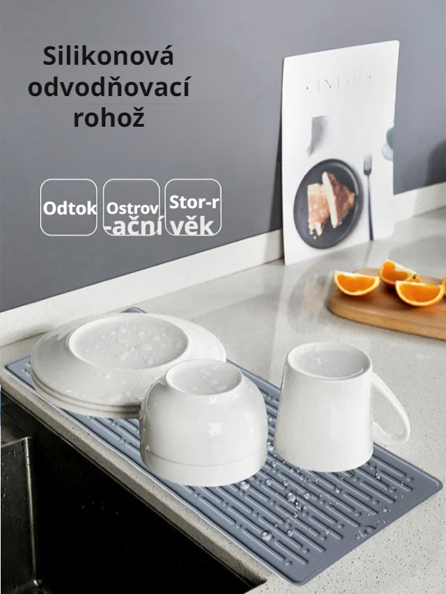 Kuchyňská silikonová podložka proti skluzu a opaření