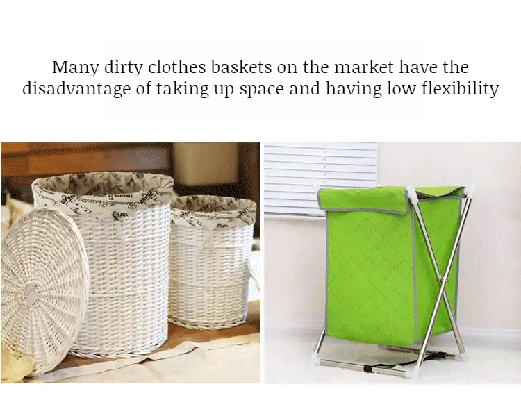 Stackable storage baskets for clothes and household items