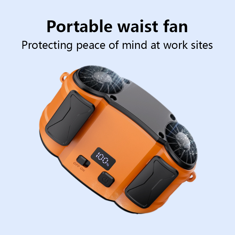 Portable waist fan
