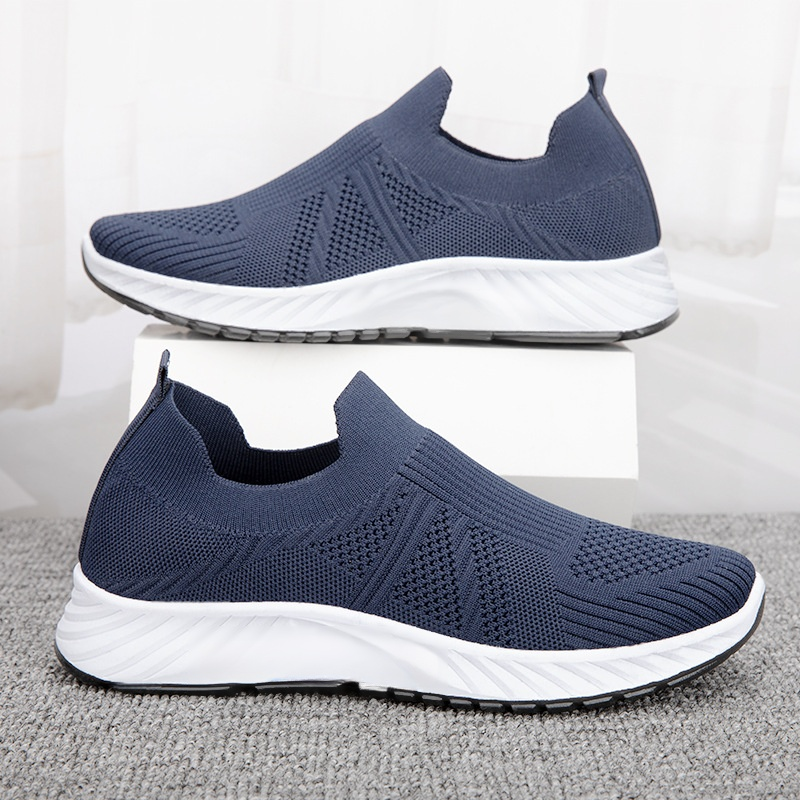 캐주얼 통기 니트 남성 운동화 