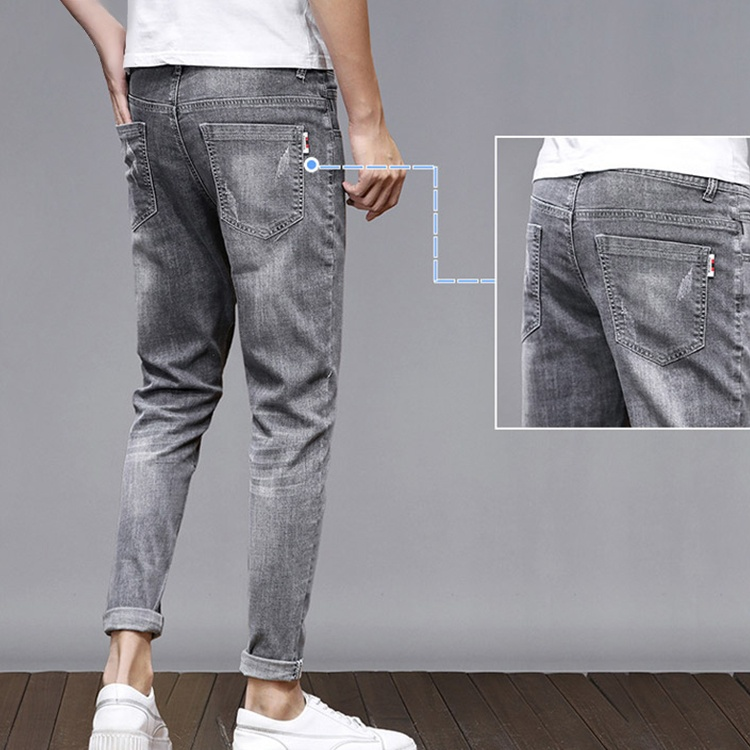 패션 슬림 데님 스키니