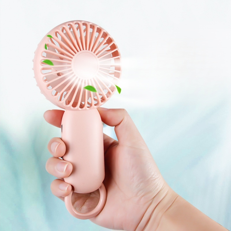 新製品の小さい扇風機は明かりをつけて学生の流行の金の充電を持ちます