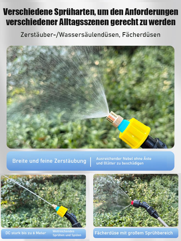 Multifunktionales Sprühgerät mit Bildschirm