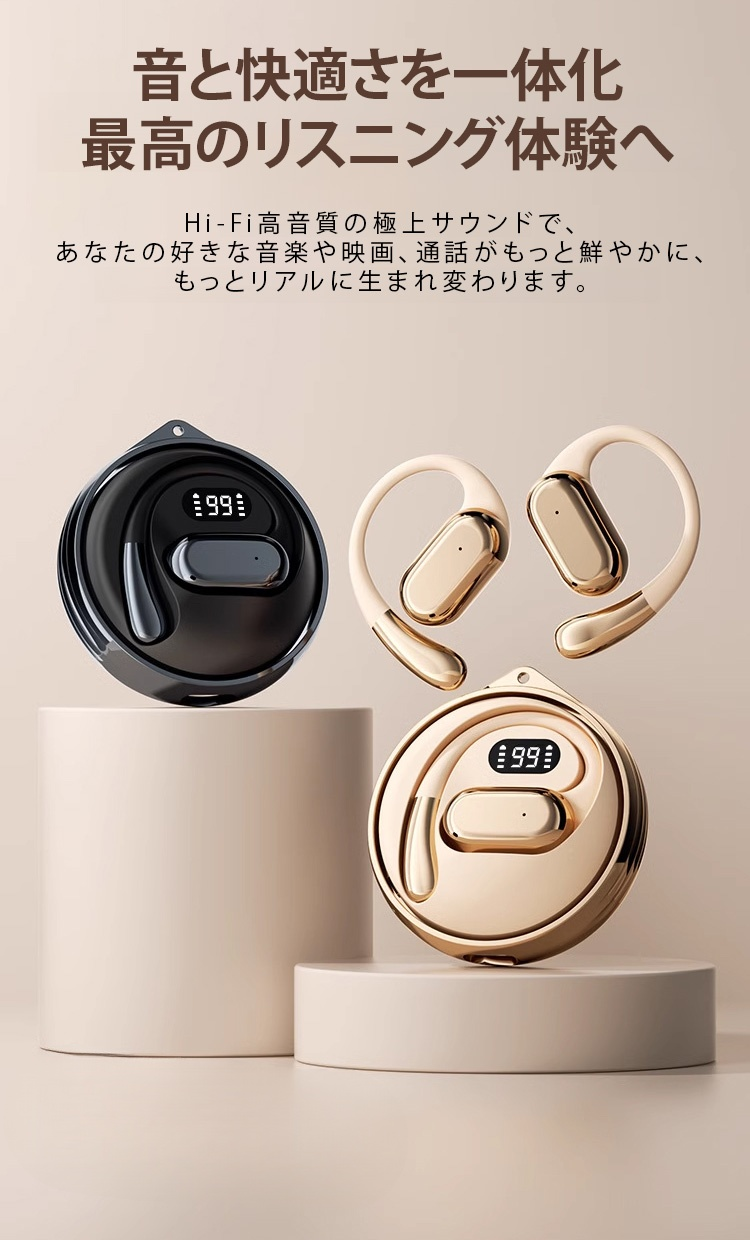 ノイズキャンセリング機能付きイヤホン