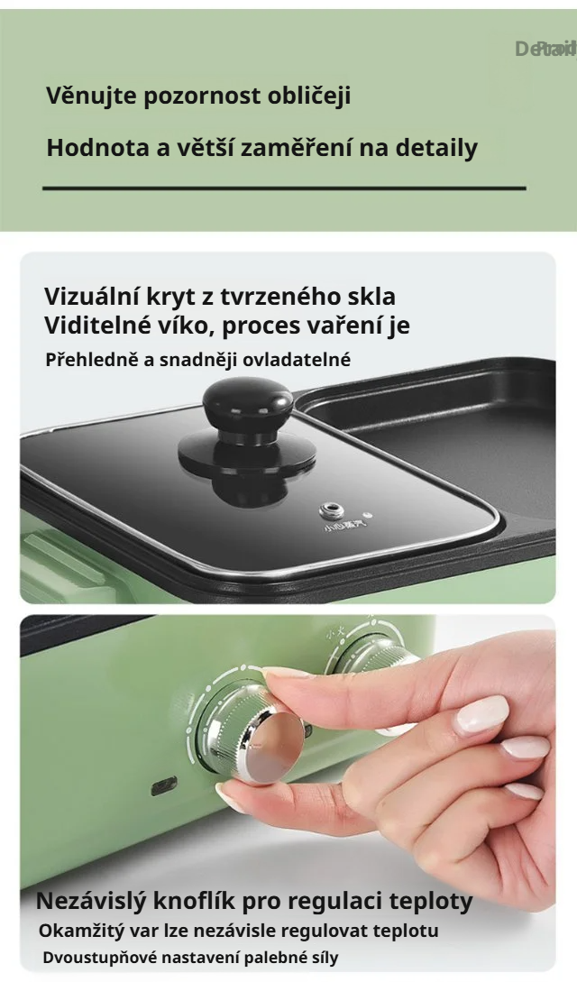 Univerzální pánev na přípravu různých jídel
