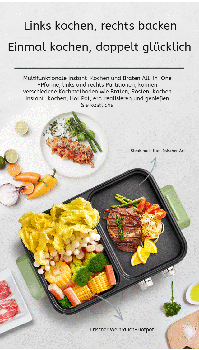 Praktischer Kochtopf für Studentenwohnheim