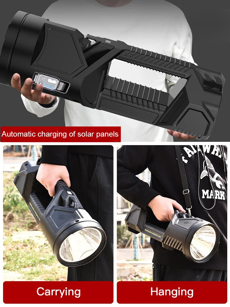 Solar Powered Outdoor Flashlight
