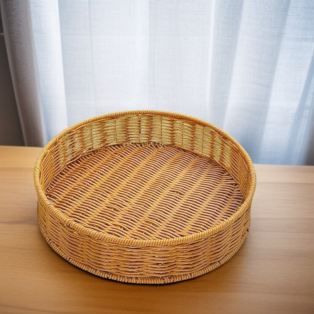 編織零食分格收納籃