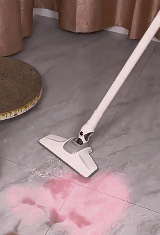 【جهاز لاسلكي لشفط ومسح】 مكنسة كهربائية بقوة شفط عالية لإزالة العث وتنظيف الأرضيات