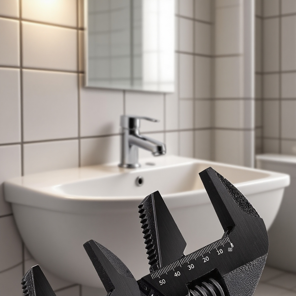 Multifunkční klíč na potrubí s krátkou rukojetí detail