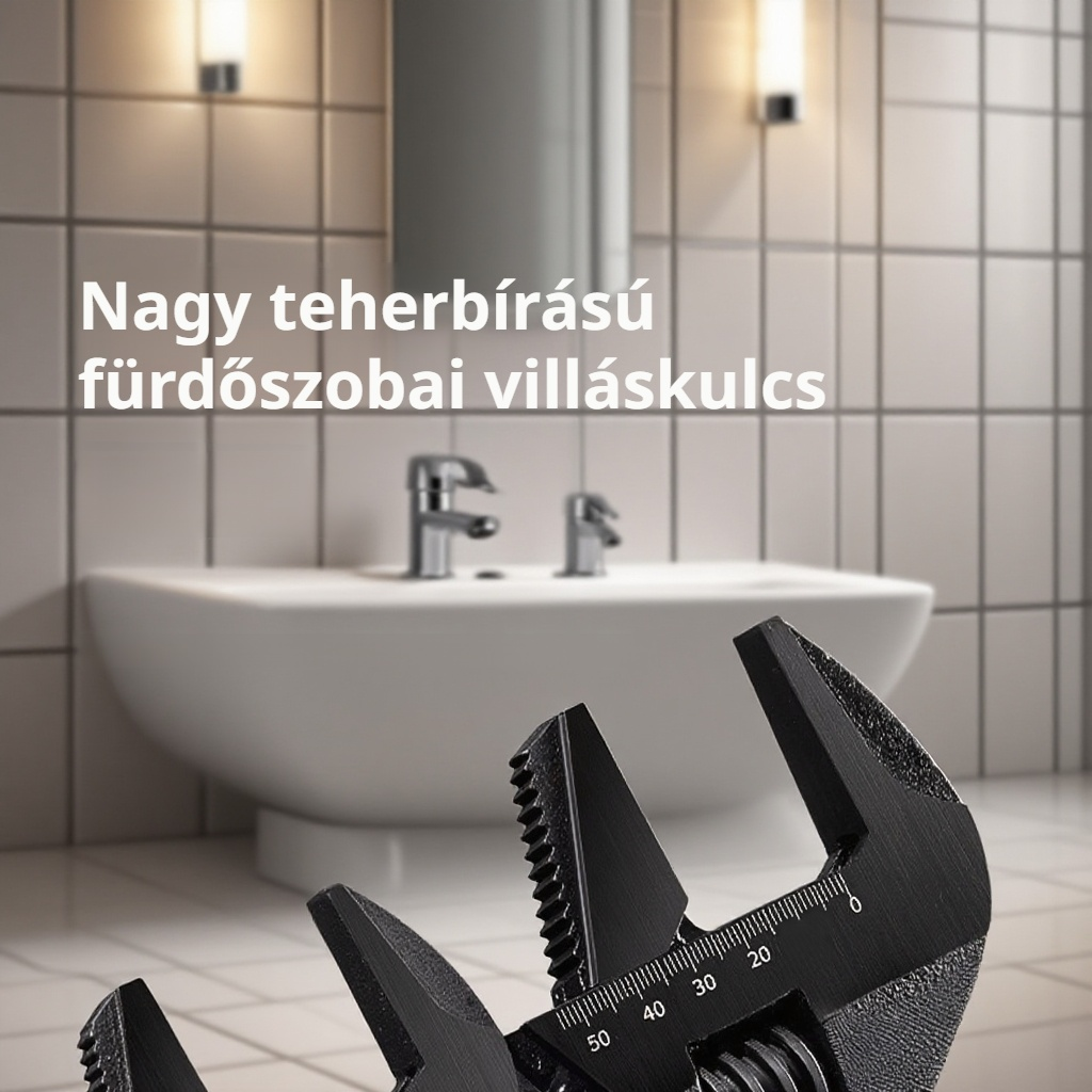 Többcélú rövid fogantyús csőkulcs közelről