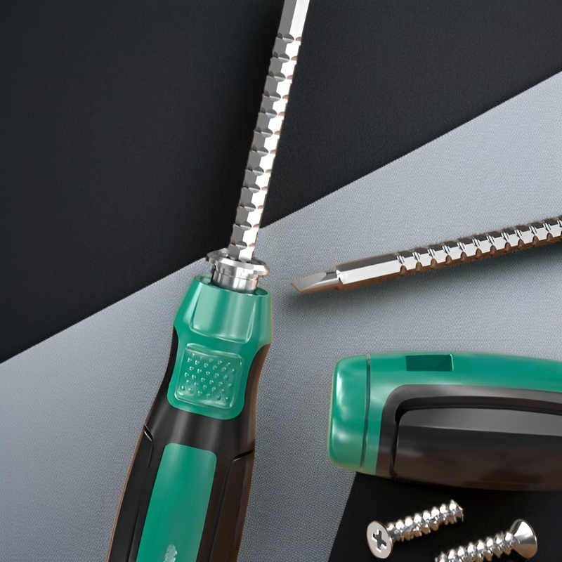 듀얼 드라이버 세트 멀티 씬 신축 멀티 강자성 듀얼 드라이버 십자 일자 드라이버 듀얼 공구함