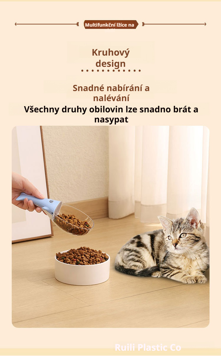 Ukázka použití odměrky na rýži při vaření