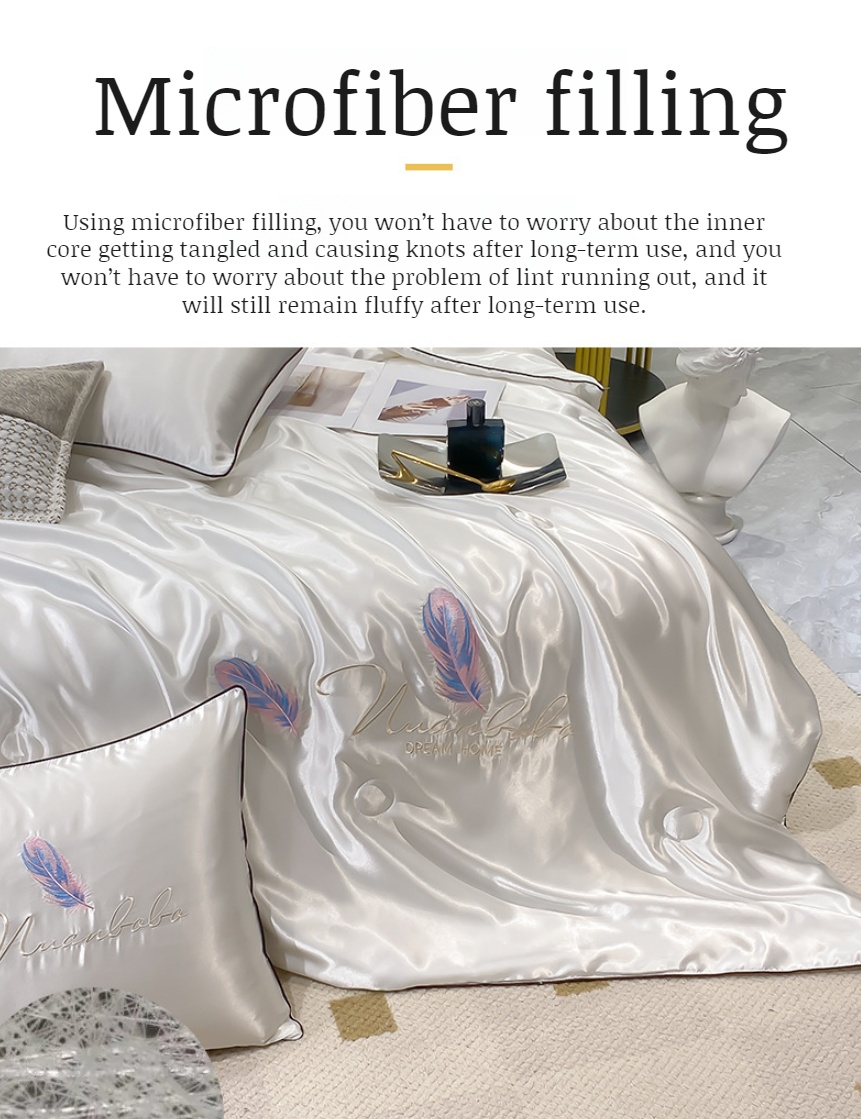 Four-piece set made of ice silk