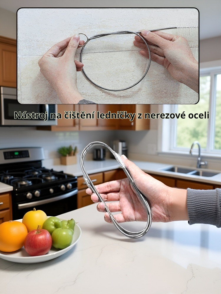 Sada na čištění odtokového otvoru mrazáku