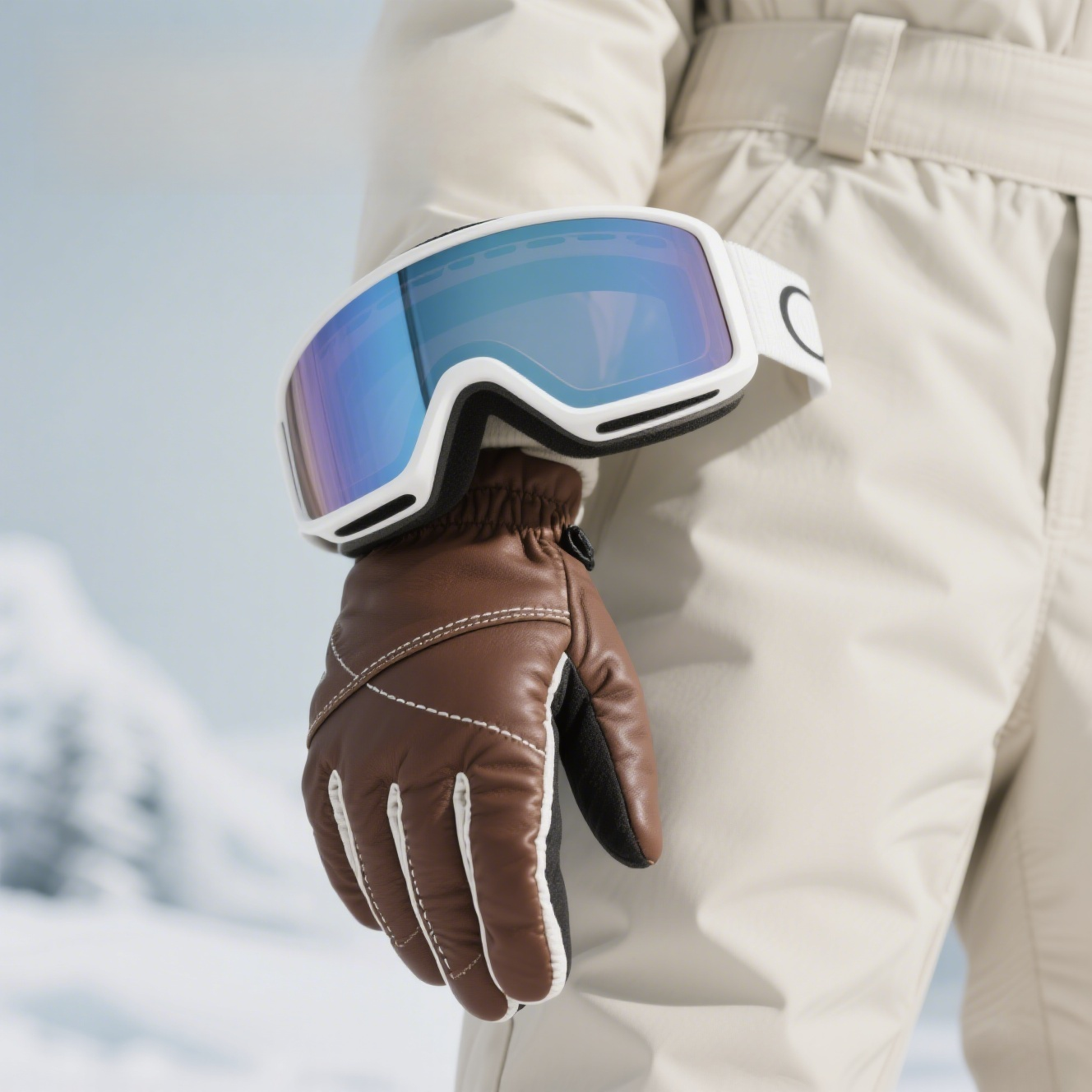 แว่นสกีแบบใหม่ 2 ชั้น ป้องกันฝ้า