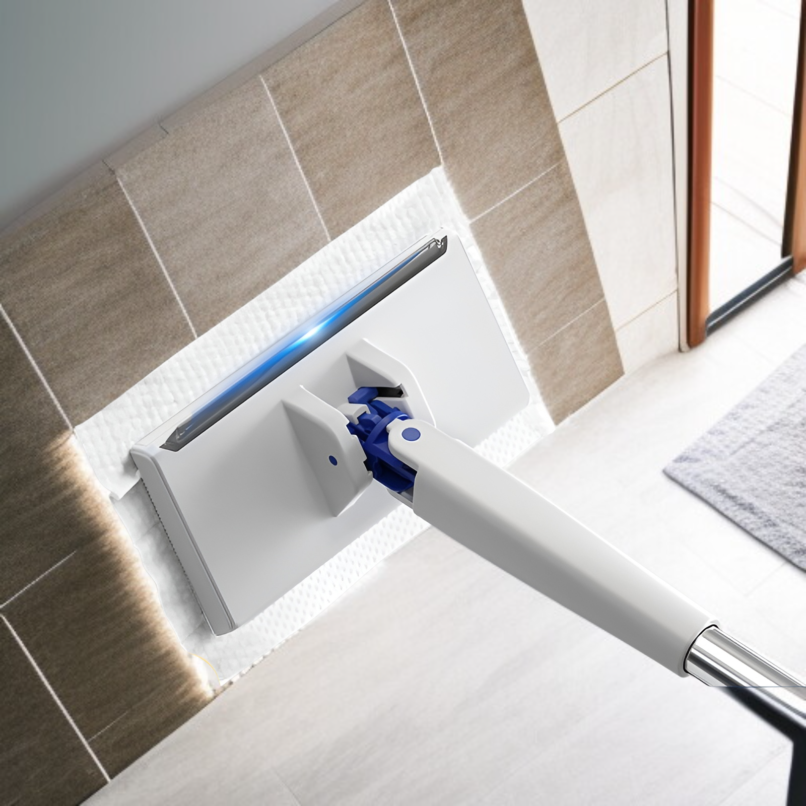 2in1水切りワイパー機能付きモップ