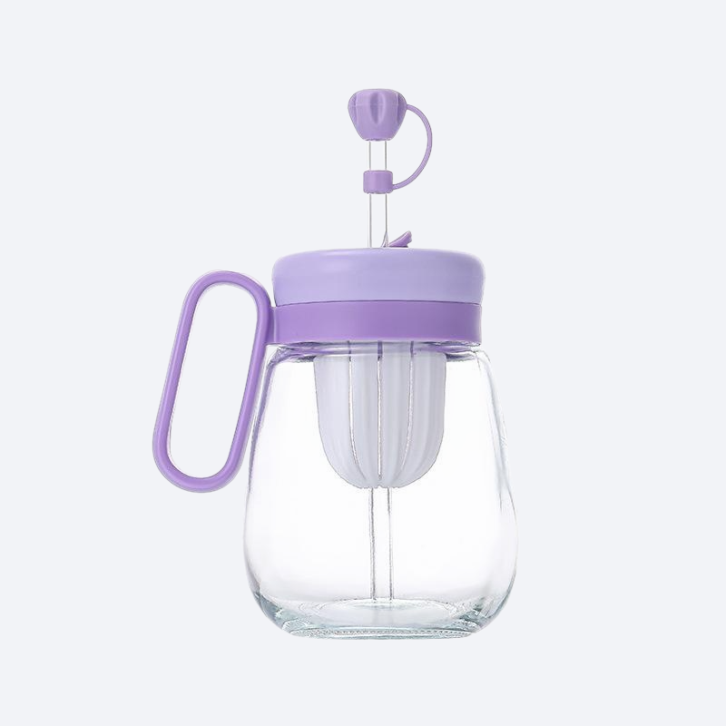Tea separation and brewing glass cup