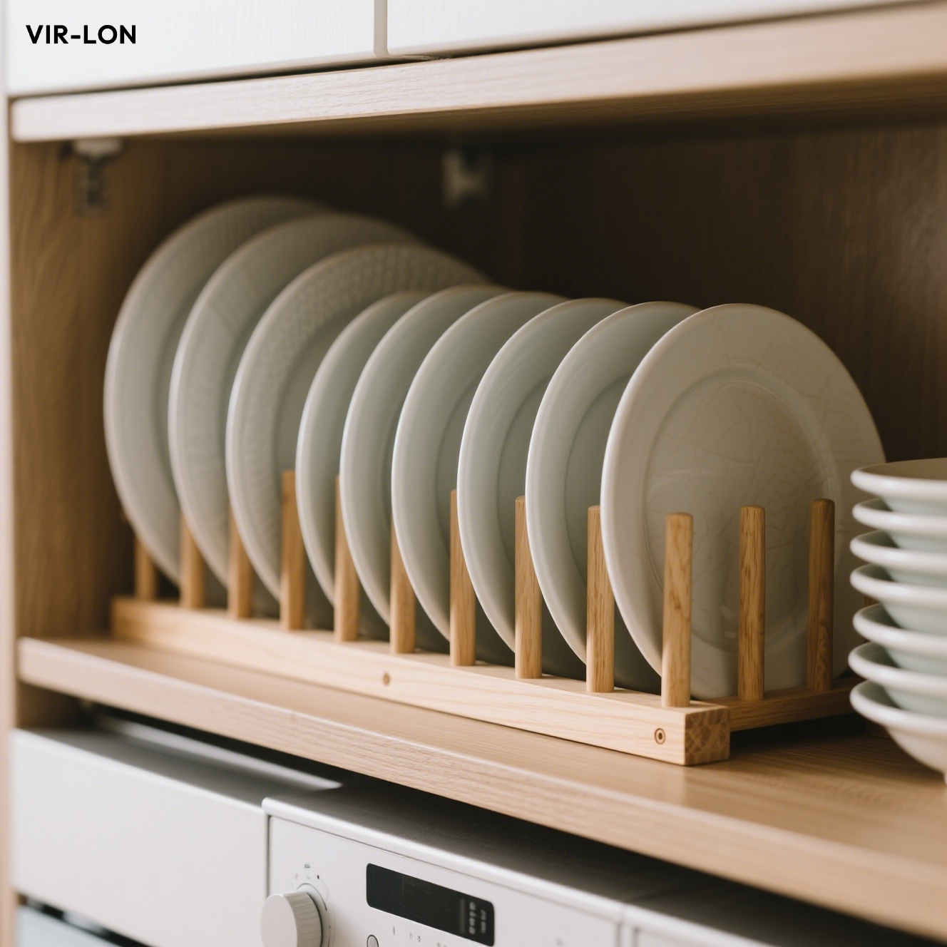 Weißer Melamin-Geschirrteller