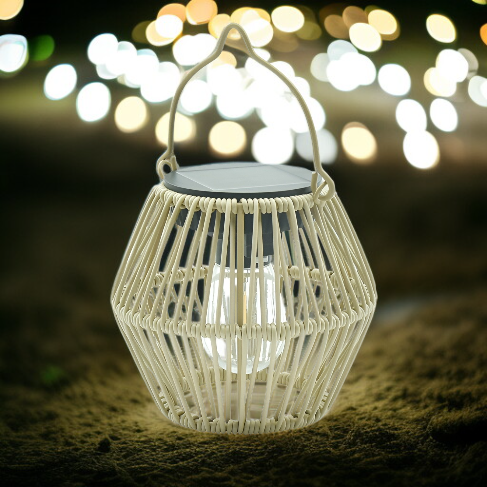 屋外吊り下げ防水ライト 手持ち灯籠 ガーデンデコレーション