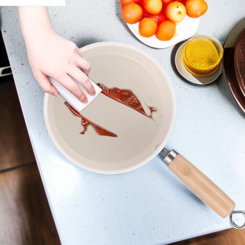 비주얼 라면냄비로 라면 조리 장면