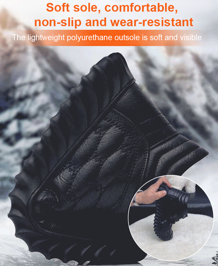 Warme, hohe Martin-Stiefel aus Baumwolle