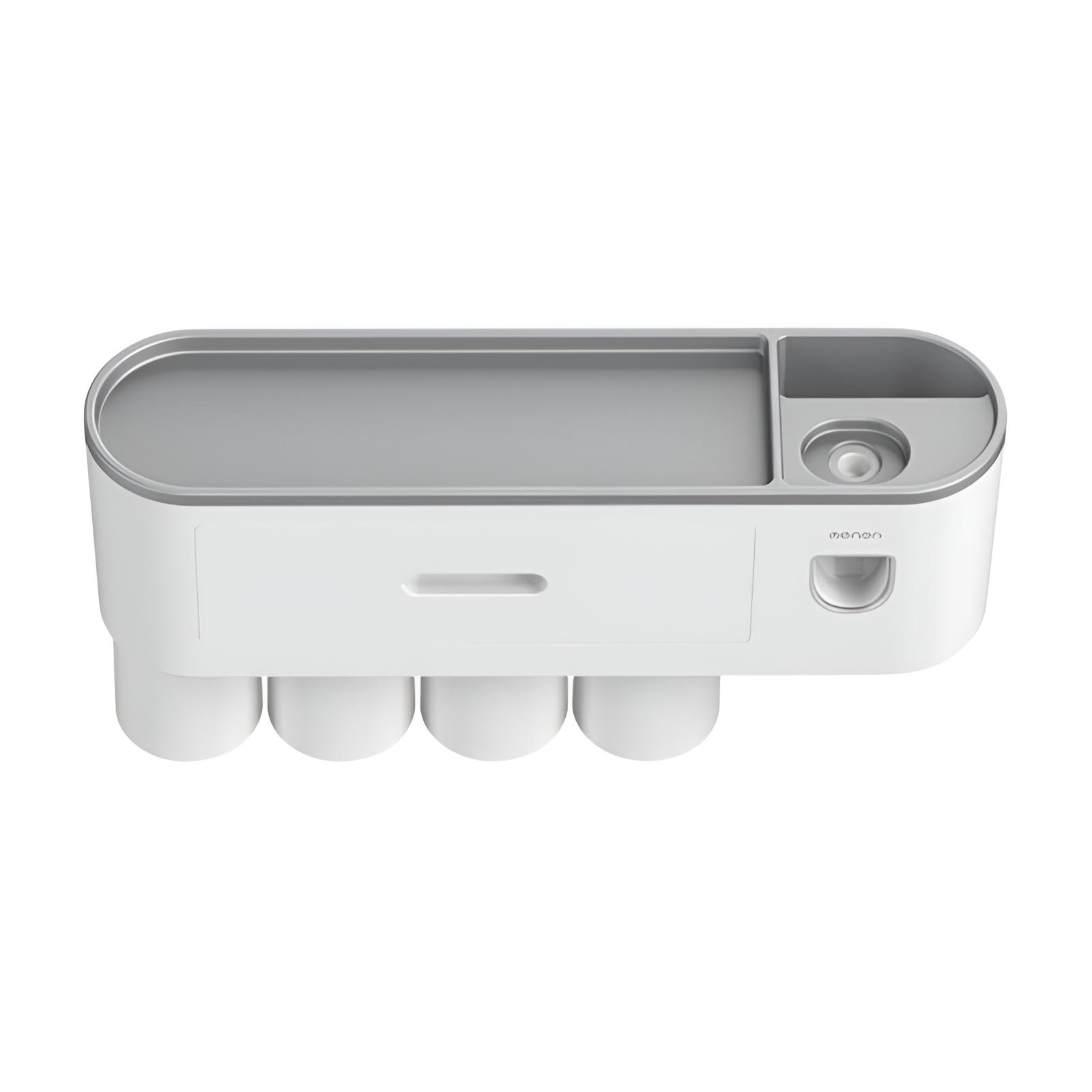 歯ブラシホルダー 歯ブラシラック 歯ブラシスタンド 収納 歯ブラシ置き 歯ブラシ立て 歯磨き粉絞り器 マジックツール バスルーム 壁掛け パンチフリー 磁気マウスウォッシュカップ 収納ラック 磁気一体