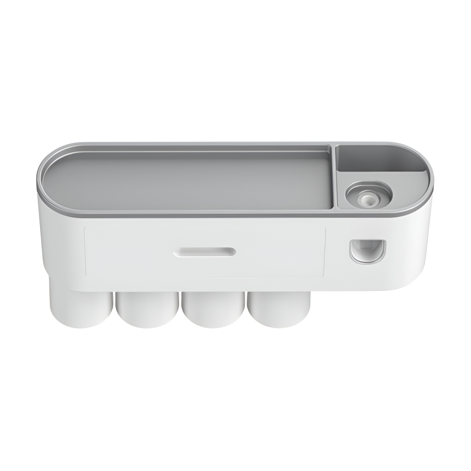 歯ブラシホルダー 歯ブラシラック 歯ブラシスタンド 収納 歯ブラシ置き 歯ブラシ立て 歯磨き粉絞り器 マジックツール バスルーム 壁掛け パンチフリー 磁気マウスウォッシュカップ 収納ラック 磁気一体