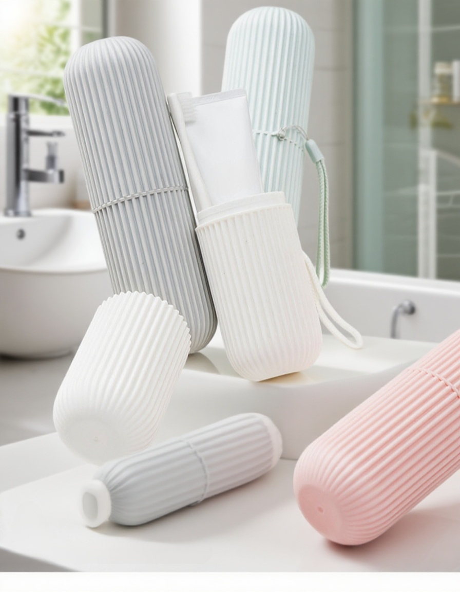 휴대용 플라스틱 칫솔 케이스 제품 사진