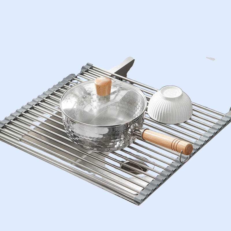 주방 싱크대 접이식 물빠짐 선반 수납 선반