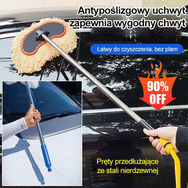 Bezelektryczny zestaw do mycia samochodu