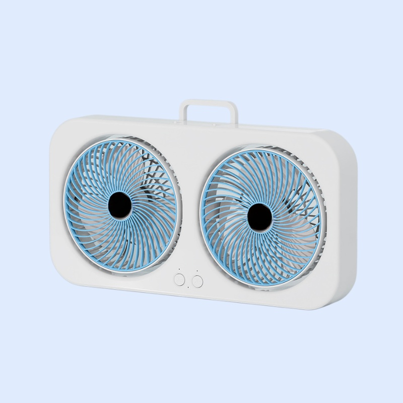 ダブルヘッド空気循環ファン