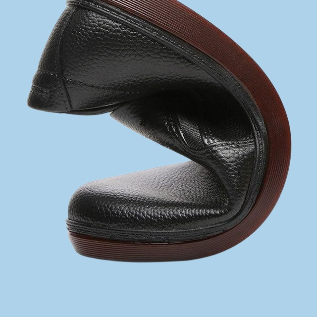 Bull tendon sole anti slip men's leather shoes