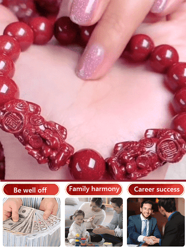 [Attract wealth + gather wealth] Gold sand braves string