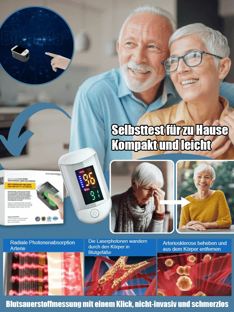 Hochauflösendes Fingerclip-Oximeter