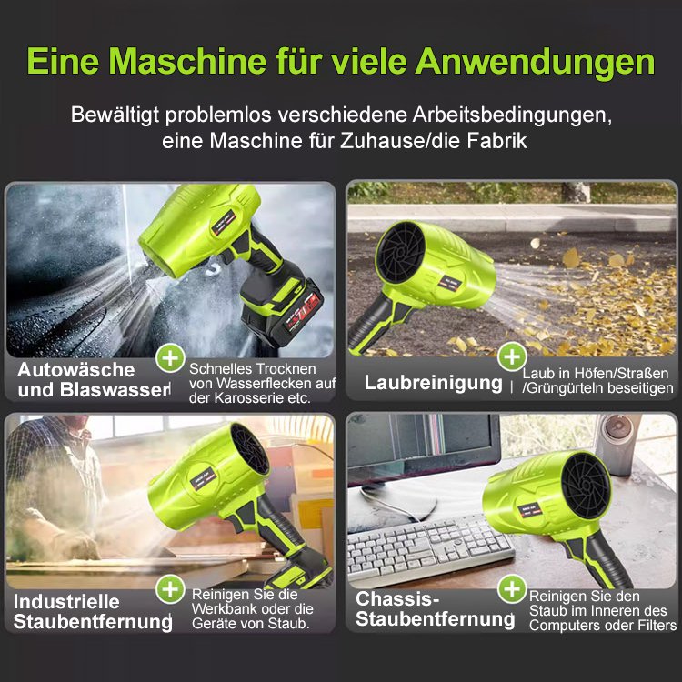 Geschwindigkeitsregelbarer Sturmgebläse Hand-Turbinengebläse