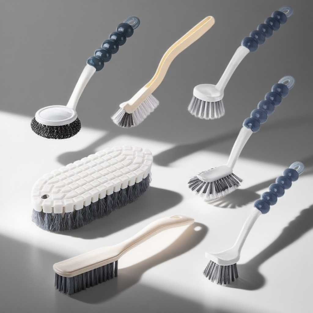 Laundry brush 386 kitchen wall floor bathroom bathtub pool clean 8-shaped brush