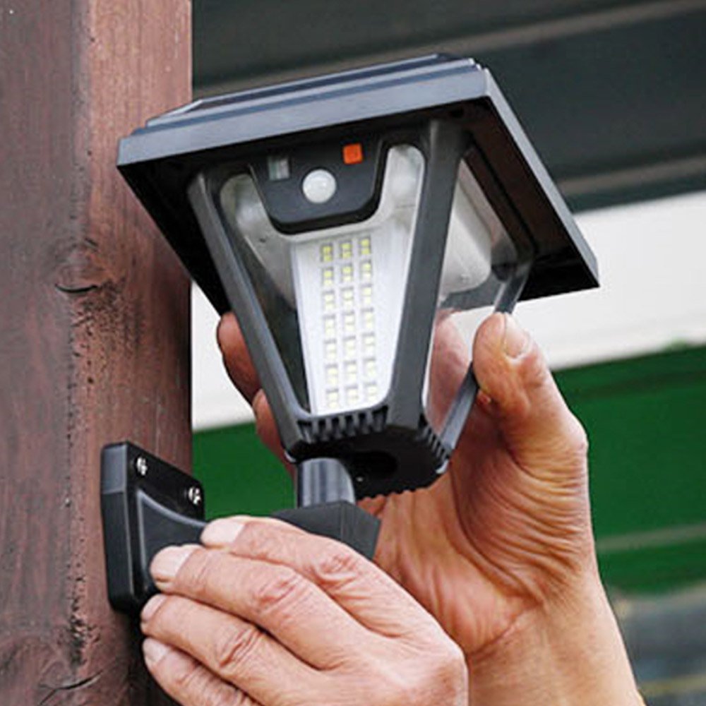 Solar-powered outdoor garden lights